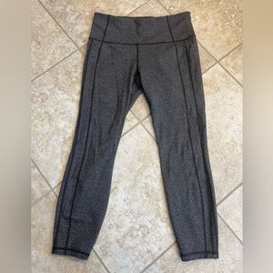 Athleta Herringbone Crop Tight